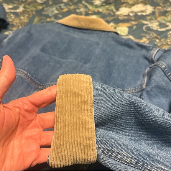 Vintage Retro 80s Levi Strauss Denim Duster Coat/Jacket SZ M USA Big Paper Tag - Picture 11 of 12